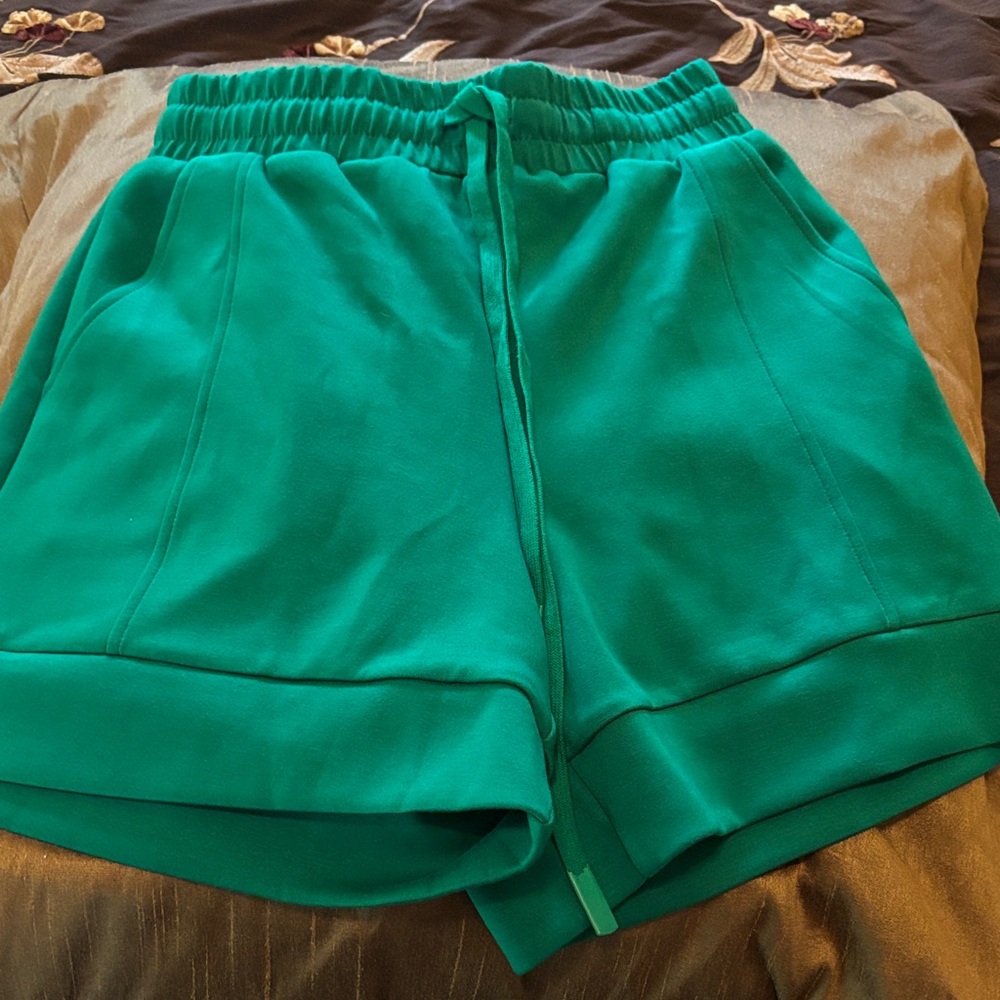 Emerald Green Women's Athletic Shorts